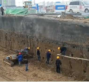 马鞍山金家庄区土钉墙支护