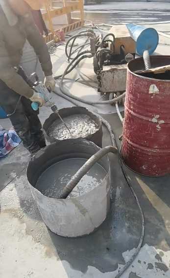 马鞍山金家庄区双液注浆